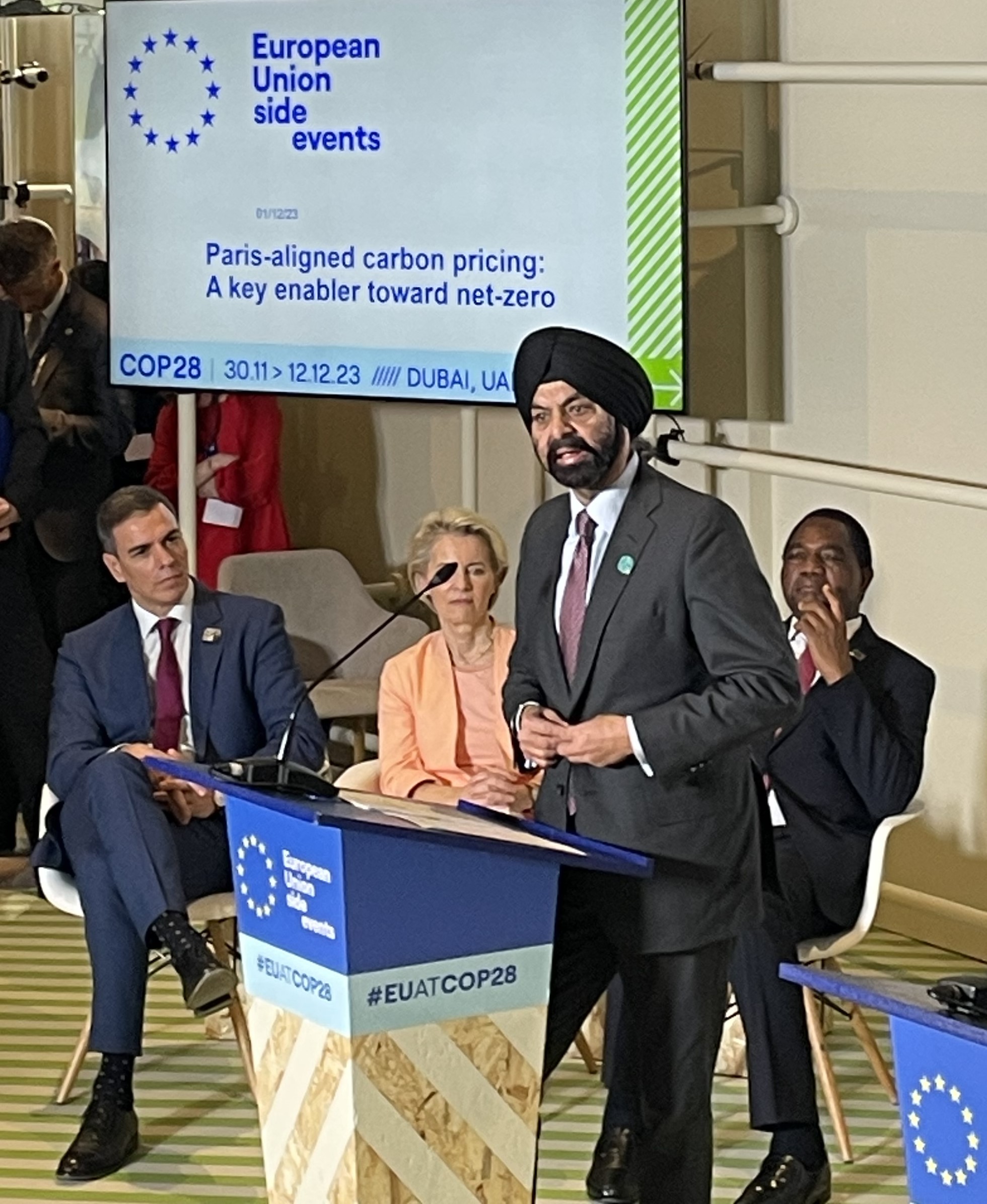 COP28 WB President Ajay Banga announcement FCPF Programs