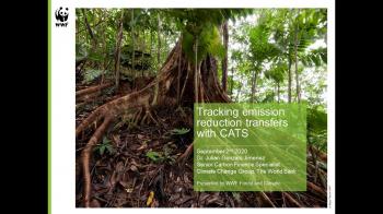 REDD+ Learning Session: Tracking emission reduction transfers with CATS