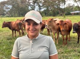 Sandra Valero, manager of La Catira dairy company in the Orinoquia region’s Meta department