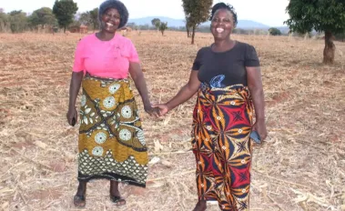 Sara Phiri and Mirriam Lungu. Photo: World Bank